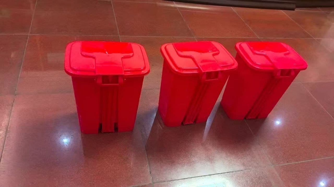 Lidet Plastic plastic dustbin